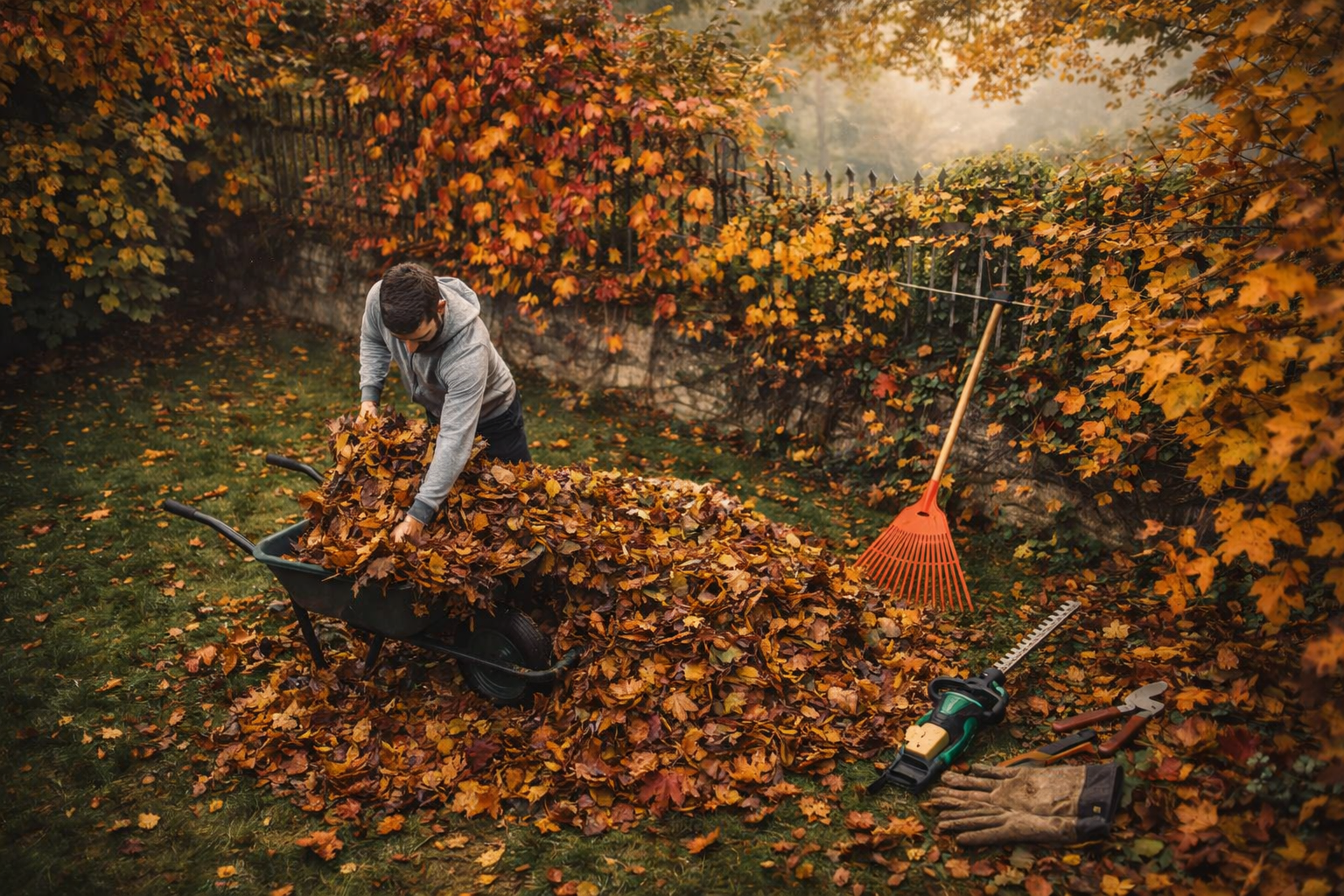 Saisonale Gartenpflege